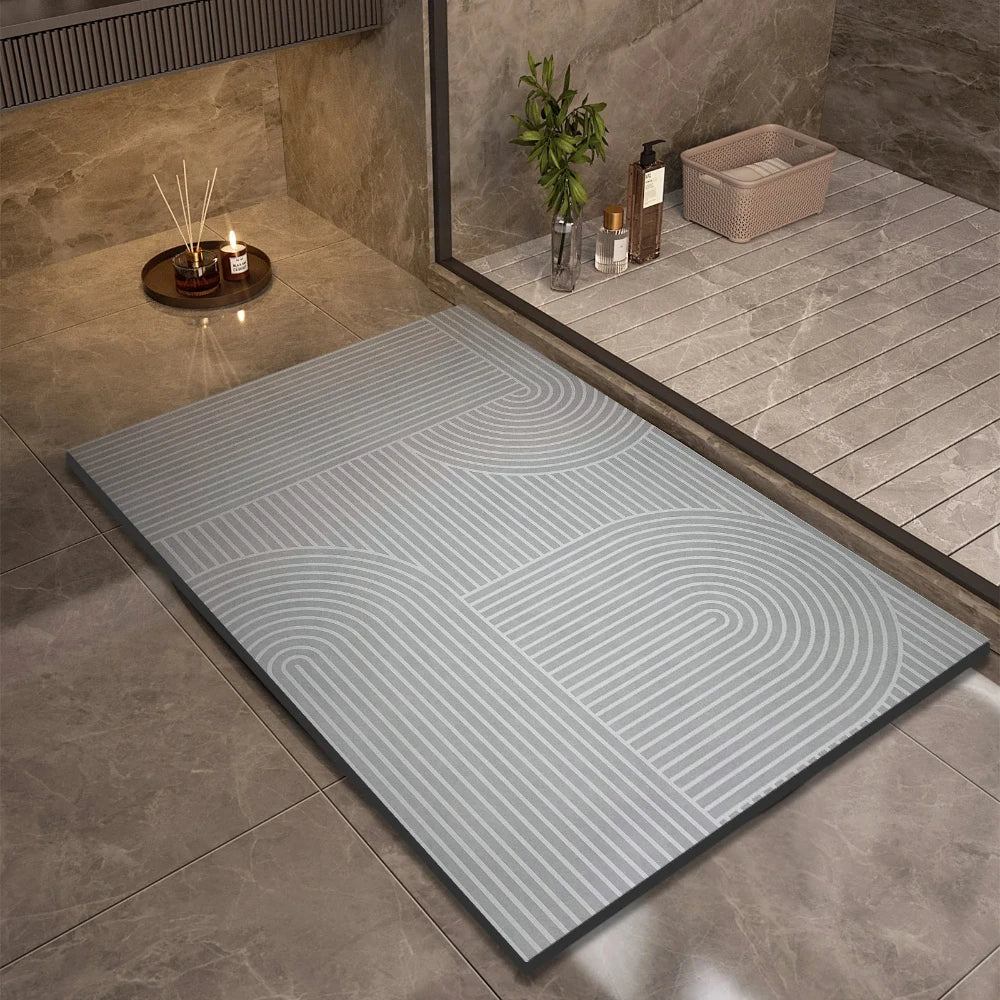 Super Absorbent Anti-Slip Bath Mat | Quick Dry Diatom Mud Rug