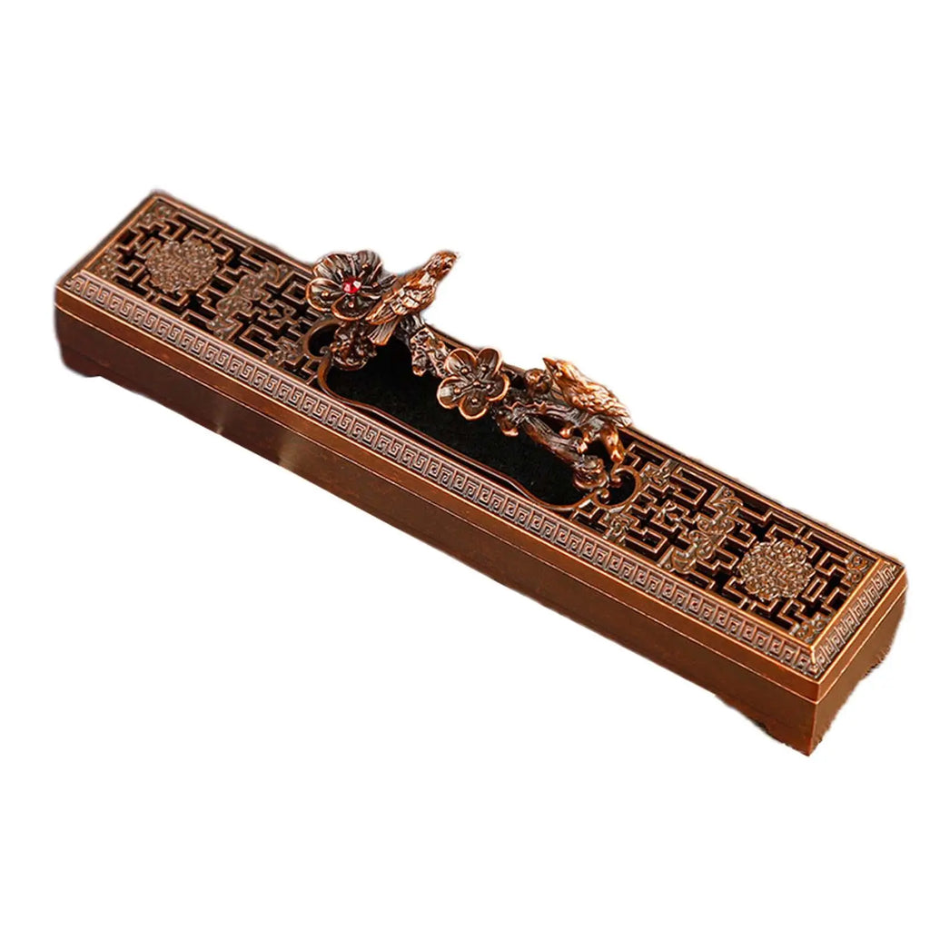 Kesoto Metal Incense Burner Box & Stick Holder for Spa