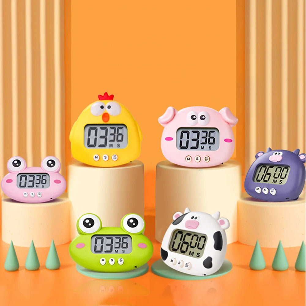 Cute Frog Digital Kitchen Timer 1-99 Min Countdown