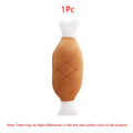 Interactive Plush Squeaky Dog Toy – Chicken Leg & Bone Shape