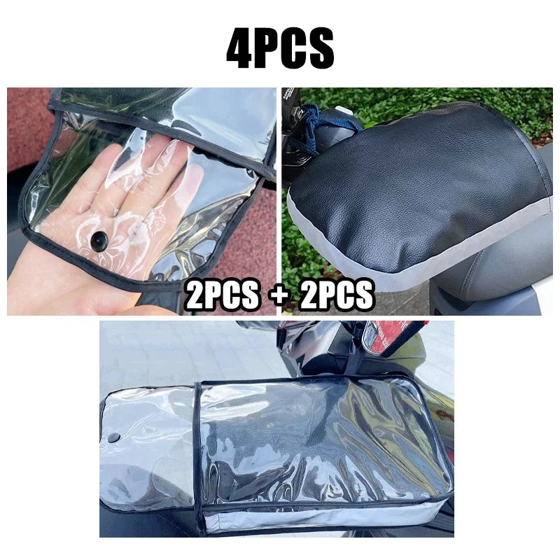Winter Handlebar Mitts – Windproof Waterproof for E-Bike & Motorcycle