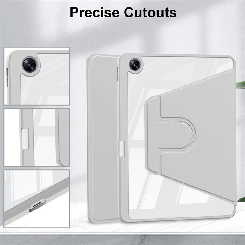OnePlus Pad Go 2 Case 2025 – 360° Stand & Pencil Holder