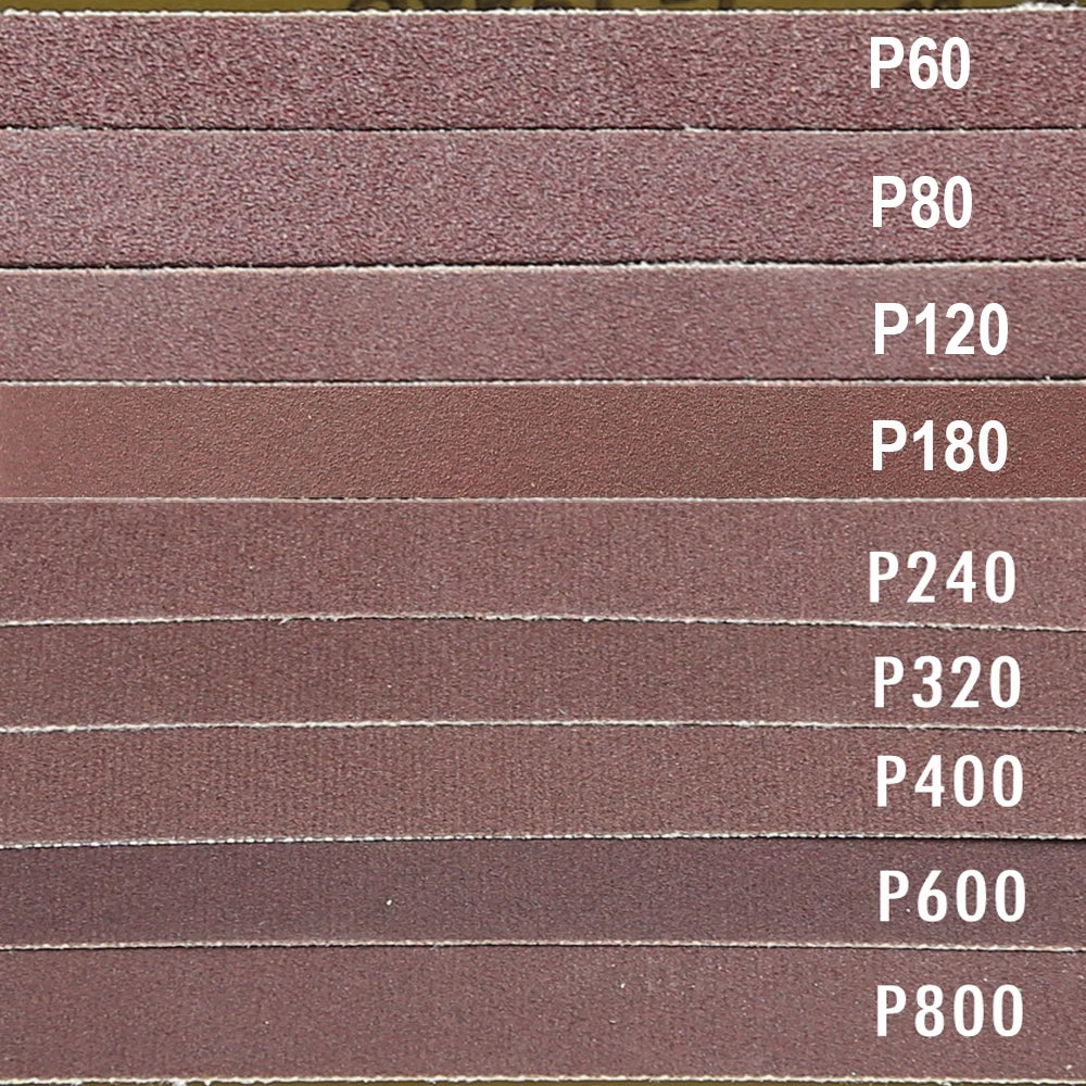 10-Pack AO Sanding Belts 2"x63" for Wood & Metal Grinding
