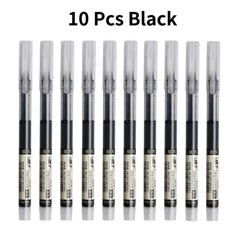 Quick-Dry Assorted Color Gel Pens – 0.5mm Comfortable Grip
