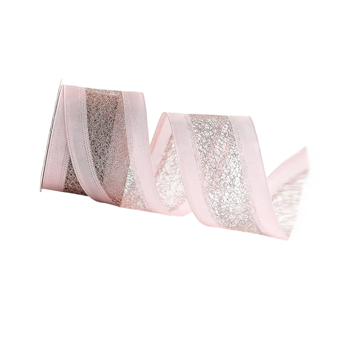 Christmas Rose Gold Ribbon – DIY Xmas Tree & Gift Wrap Decor