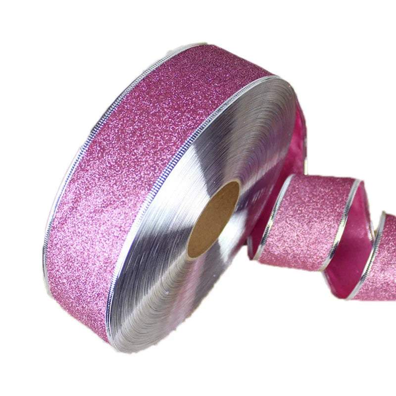 Shiny Gold Organza Ribbon 5cm x 2M – Gift & Holiday Crafts
