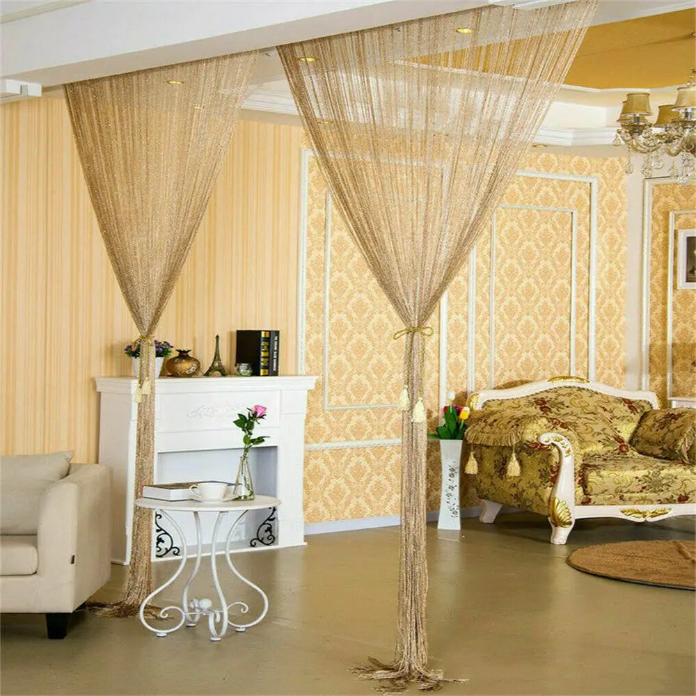 Glitter String Curtain Panel – Wedding & Party Door Décor
