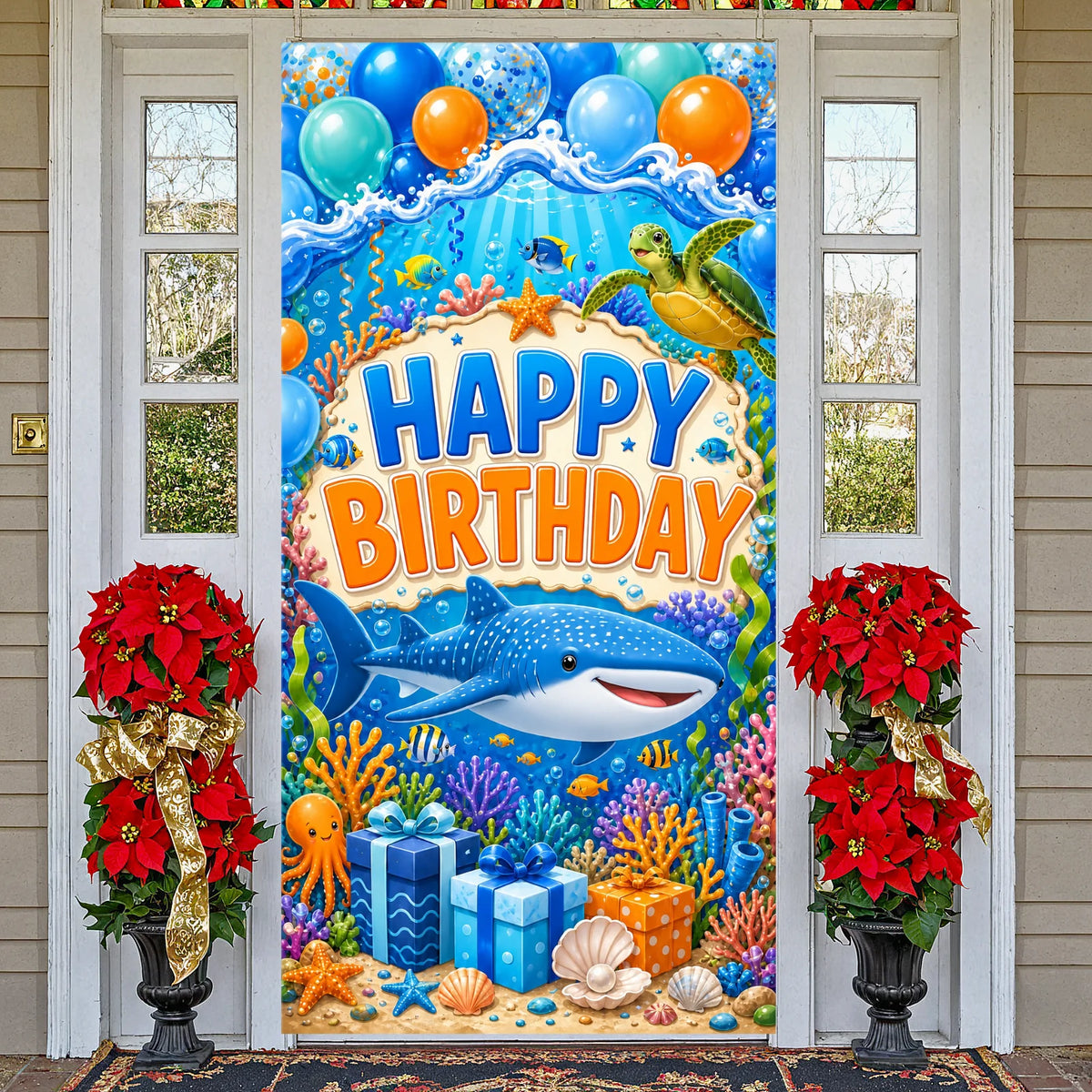 Pickle Birthday Banner Floral Accent – Party Photo Prop