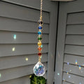 Crystal Sun Catcher Rainbow Maker Prism with Hanging Chain