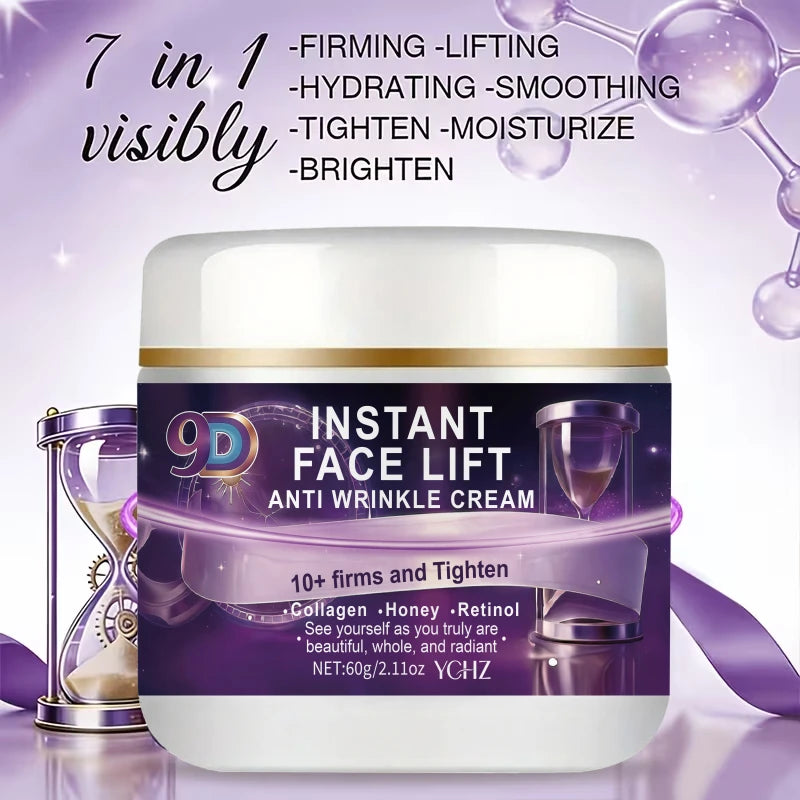 9D Firming Face Cream – Collagen, Retinol & Honey | 60g