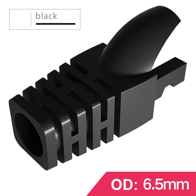 RJ45 CAT6 CAT5e Protective Caps – Multicolour 50/100 Pack