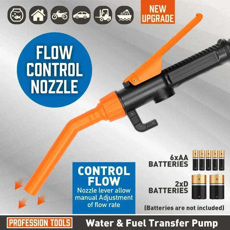 Portable Battery-Operated Electric Liquid Transfer Pump