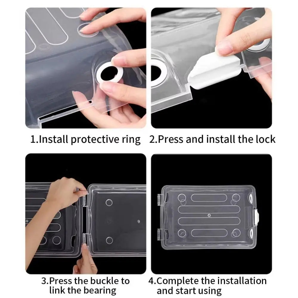 Transparent Stackable Shoe Box – Dustproof Drawer Storage