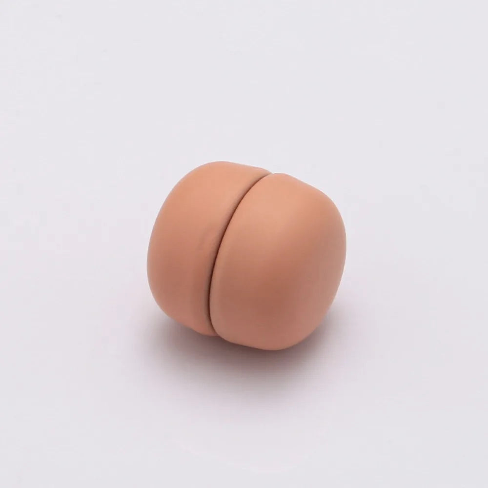 Magnetic Scarf Pins | Round Flatback Button Clasps 1 Pair