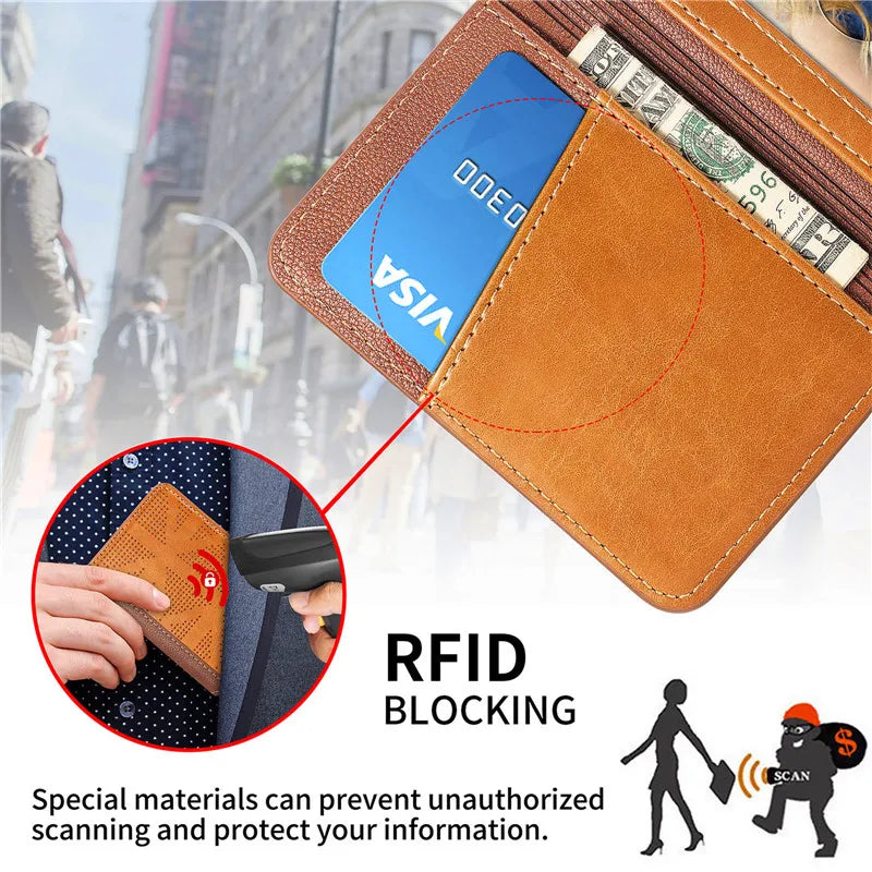 Magnetic PU Leather Card Holder Wallet Sticker for Smartphones