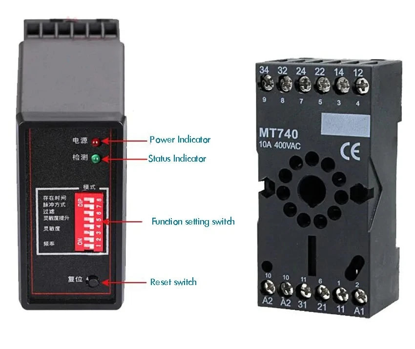 Single Channel Inductive Vehicle Loop Detector – 4 Sensitivity