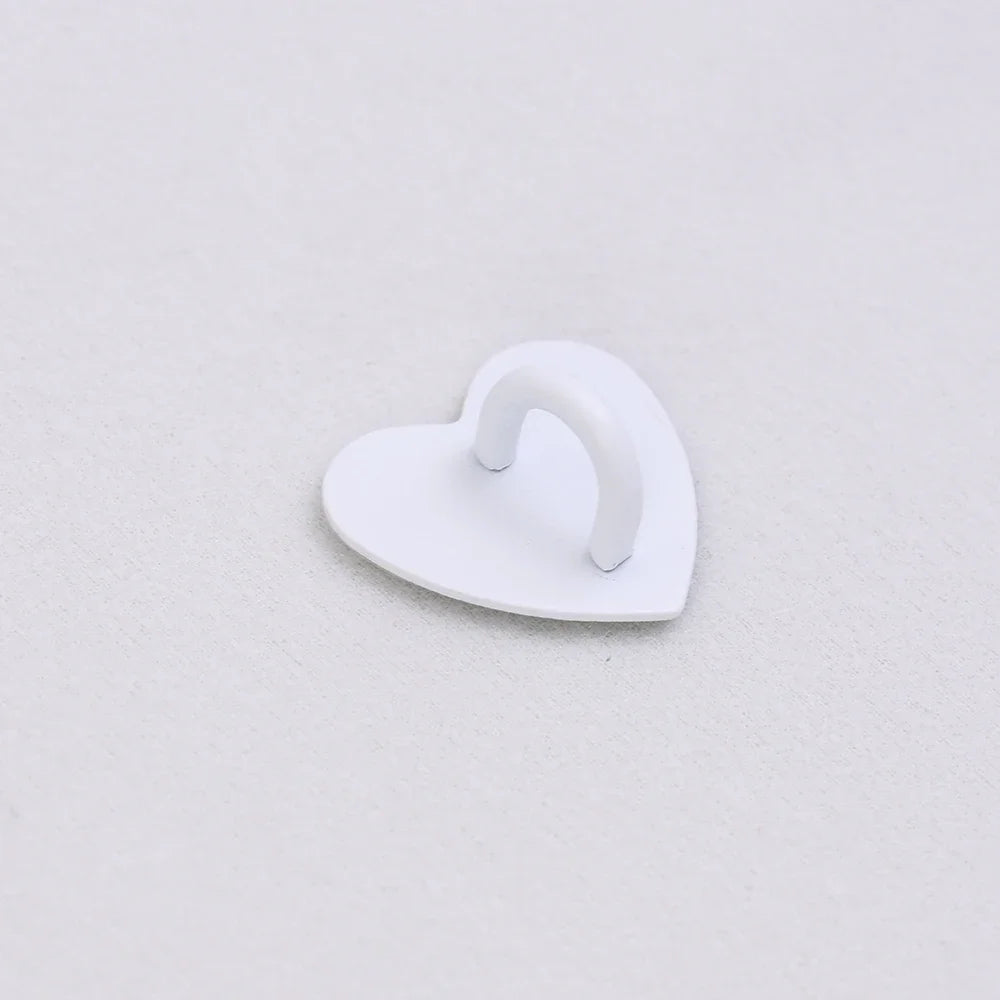 Self-Adhesive Metal Heart Phone Ring Stand & Hook Charm