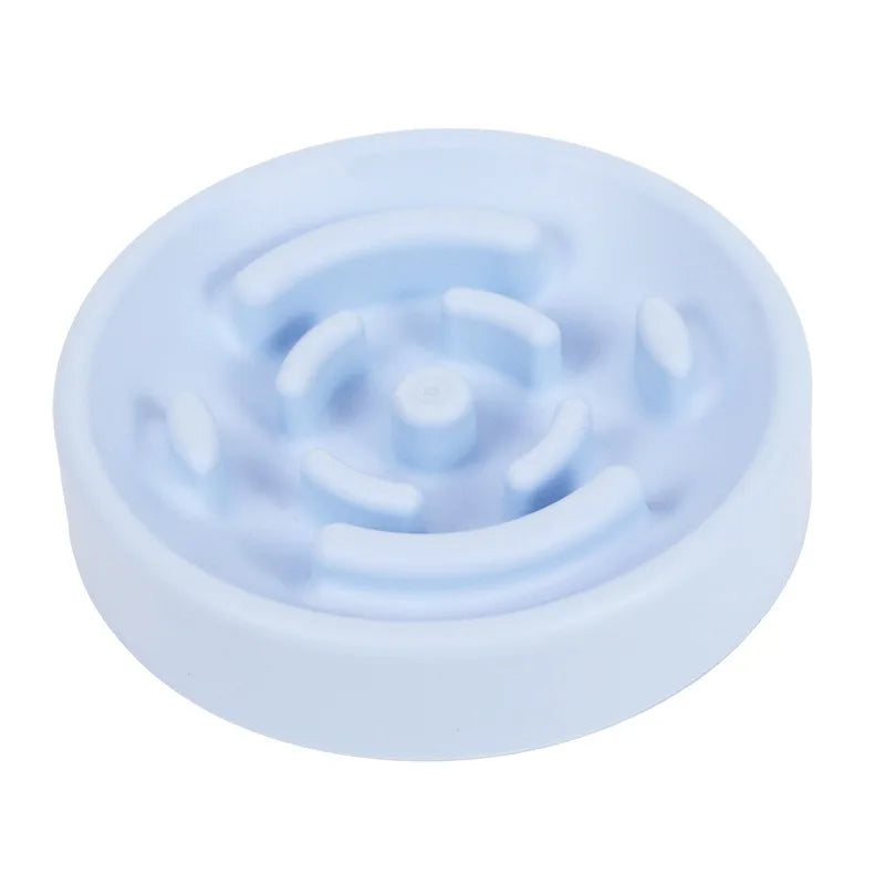 Slow Feeder Dog Bowl – Anti-Choke Round Pet Food Bowl