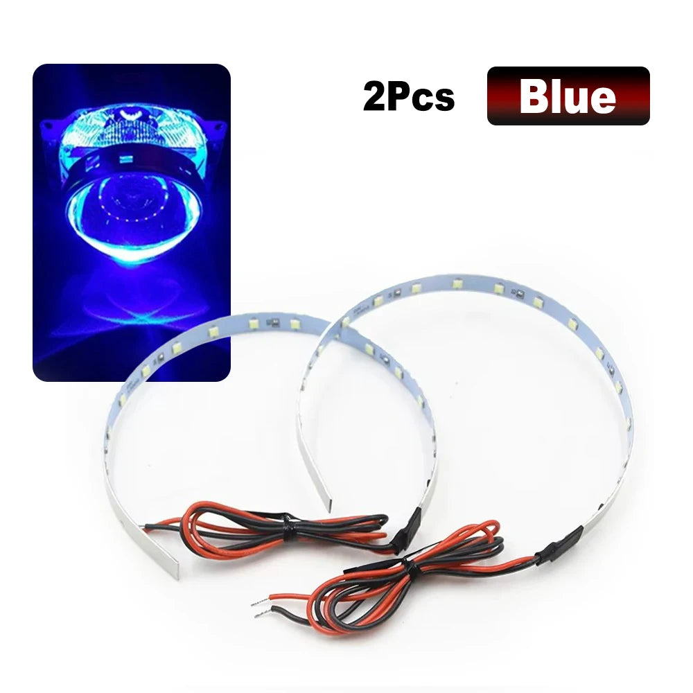 LED Devil Eyes DRL Module – Projector Lens Retrofit, 6 Colors