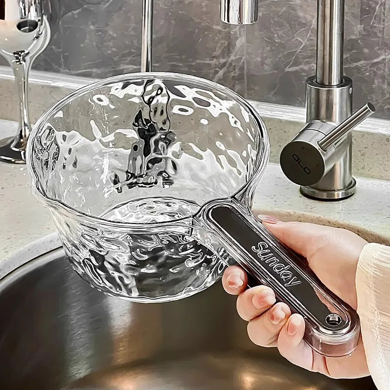 Long Handle Heat-Resistant Plastic Ladle & Water Scoop
