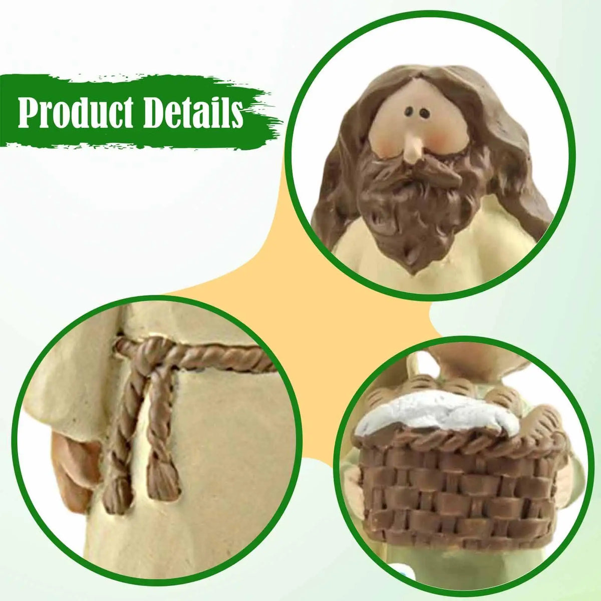 Jesus with Children Resin Figurine | Catholic Collectible Statue