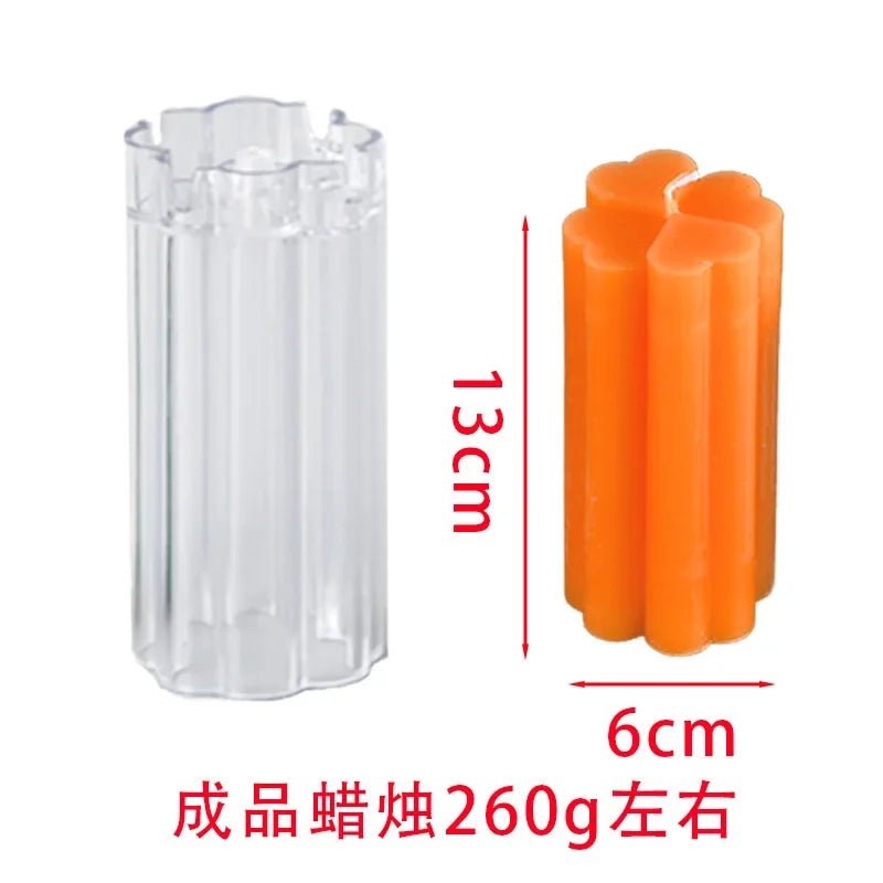 DIY Plastic Candle Molds – Cylinder, Round & Irregular Shapes