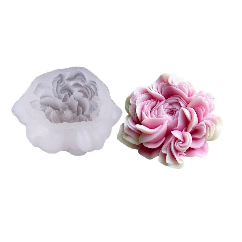 3D Flower Silicone Mold – Candle, Soap & Clay DIY Craft