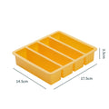 4-Grid Silicone Food Freezer Molds with Lids – Extra Large