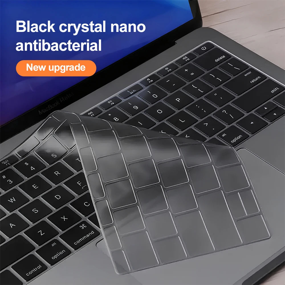 Clear TPU Keyboard Cover for MacBook Pro 13 14 15 16 – Ultra Thin