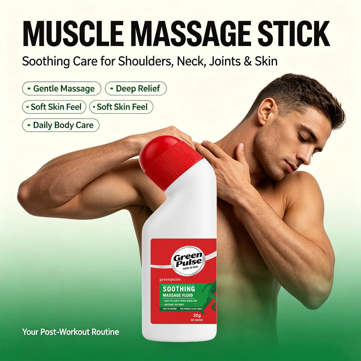 Relaxing Massage Stick 30g | Plant-Infused Body Balm