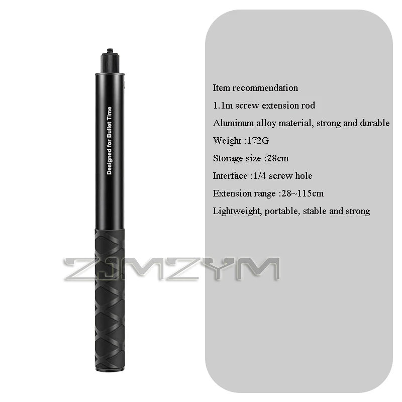 Invisible Selfie Stick Bullet Time Rod for Insta360 ONE X2