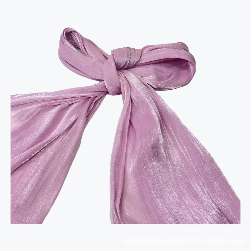 Women's Solid Chiffon Hijab Long Scarf Shawl – Sheer & Soft