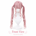 Light Pink Double Ponytail Curly Wig – Sweet Lolita Cosplay