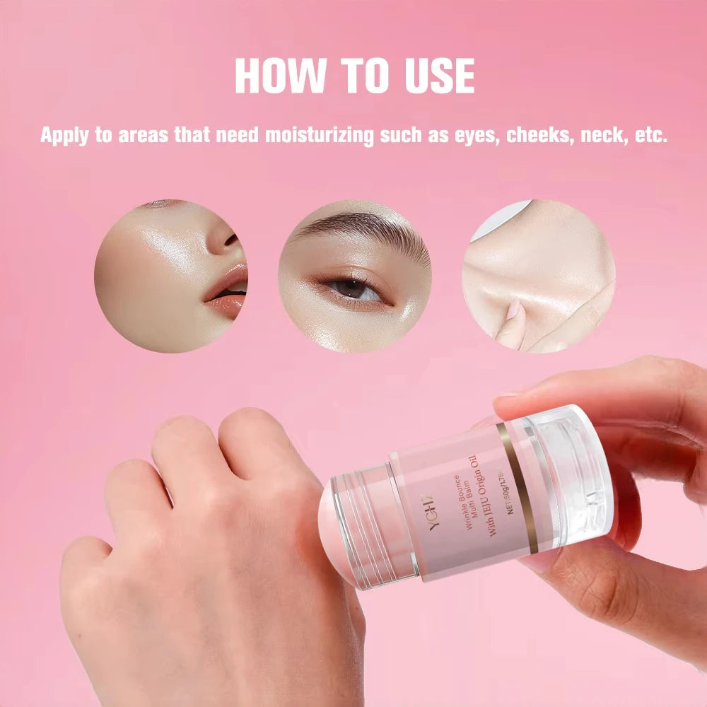 YCHZ Korean Pink Moisturizing Stick – Collagen Facial Essence