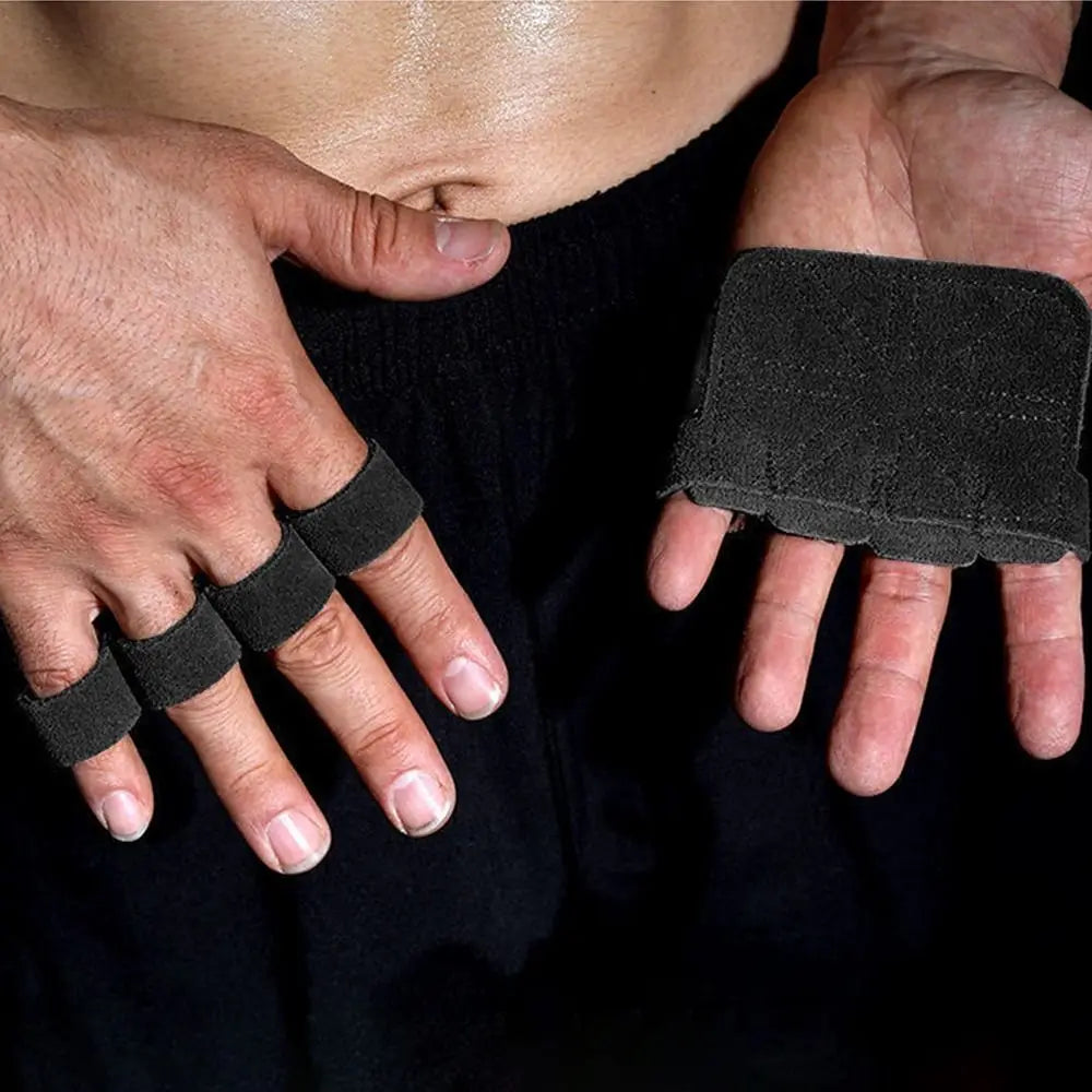 Half Finger Gym Gloves – Weight Lifting Palm Grip Pads