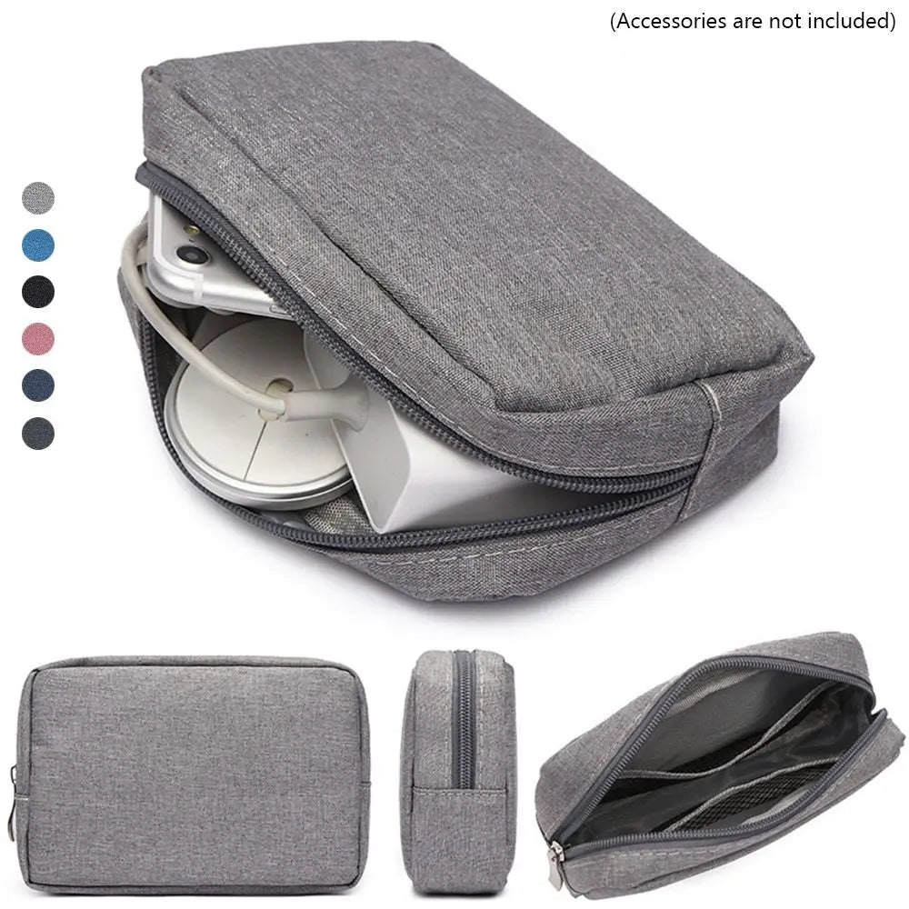 Travel Digital Accessories Organizer Bag | USB, Cables & Gadgets