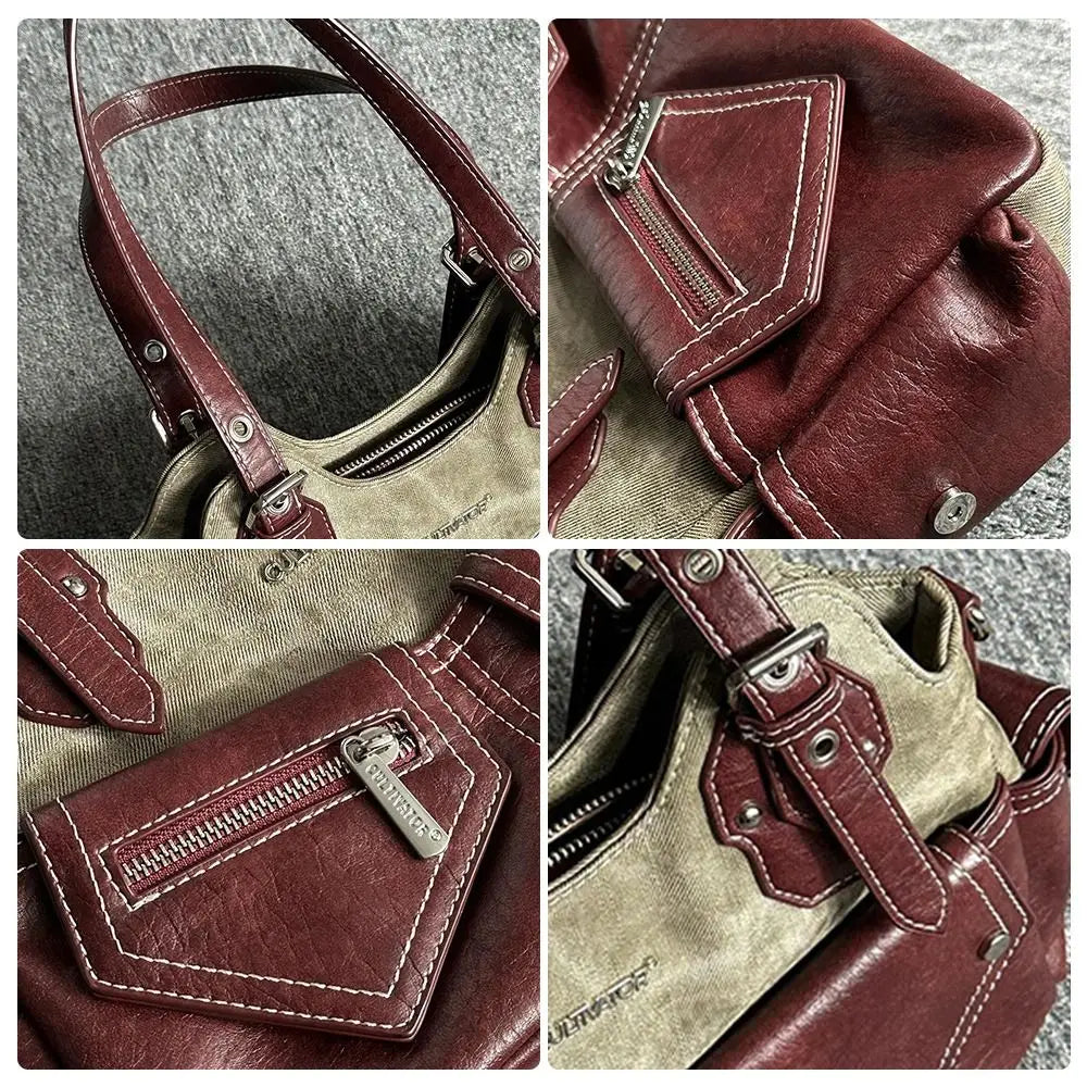 Women's PU Leather Shoulder Bag – Large Capacity Backpack