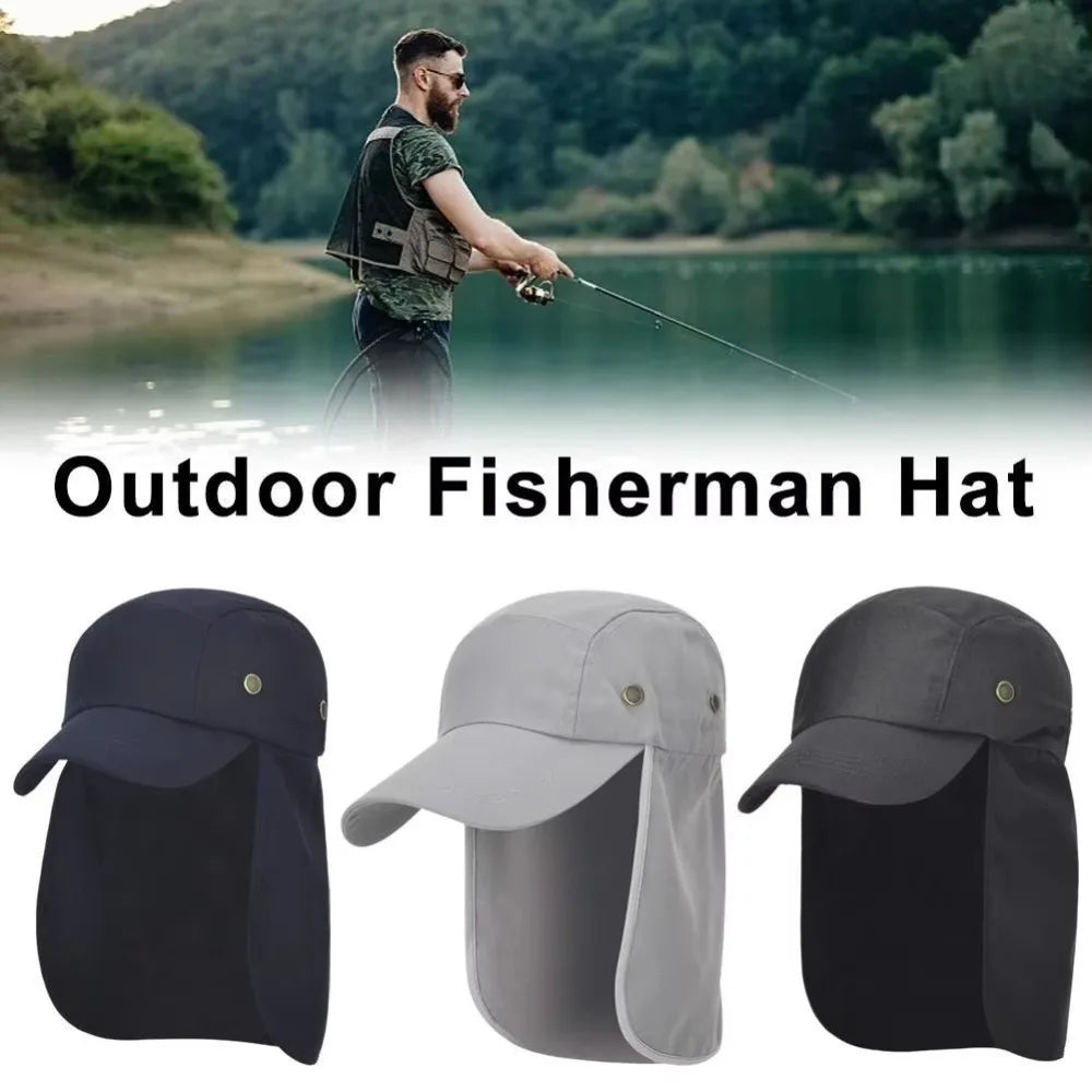 Unisex Baseball Cap with Neck Shawl – UV Sun Protection Hat