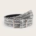 Women's White Lace Waist Belt – Floral PU Leather Strap