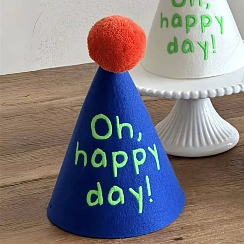 Funny Graffiti Birthday Hat – Non-Woven Fabric Party Hat