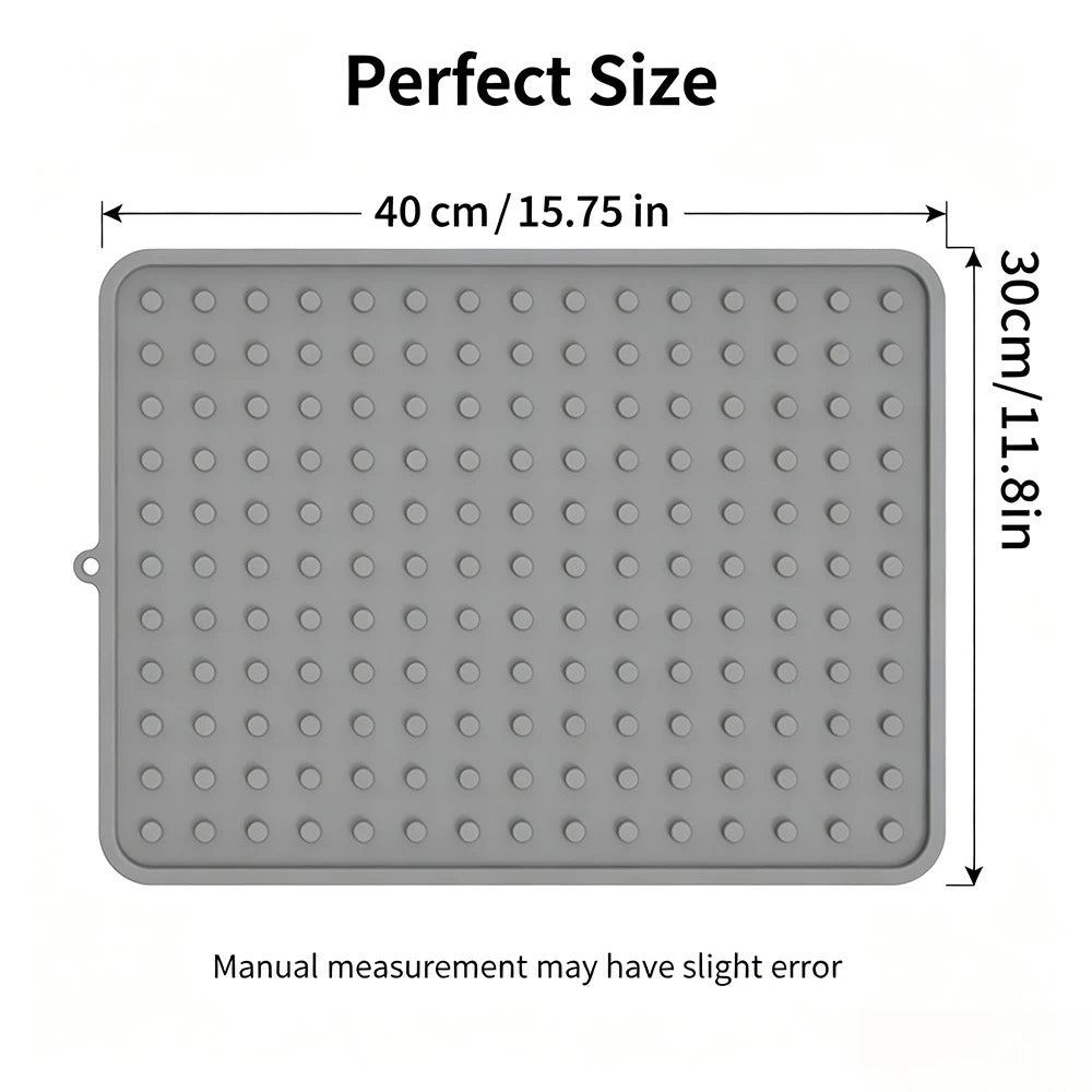 Silicone Drainage Mat | Heat-Resistant Non-Slip Kitchen Trivet
