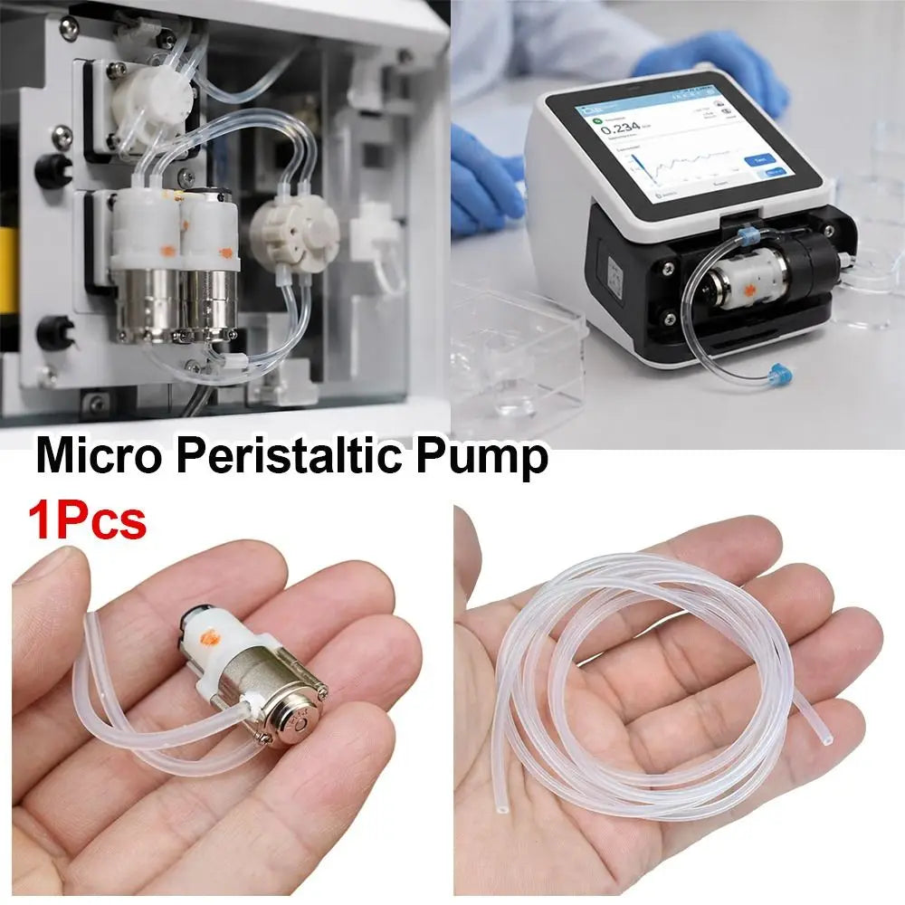DC 3V–3.7V Micro Peristaltic Pump | M20 Gear Dosing Pump