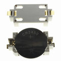 CR2450 Gold-Plated Coin Battery Holder Socket – 5-Pack