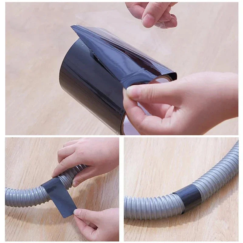 Fiber Waterproof Self-Fusing Seal Repair Tape 152x10cm