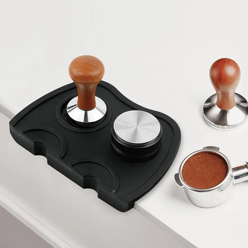 Silicone Non-Slip Espresso Tamping Mat | Barista Station Pad