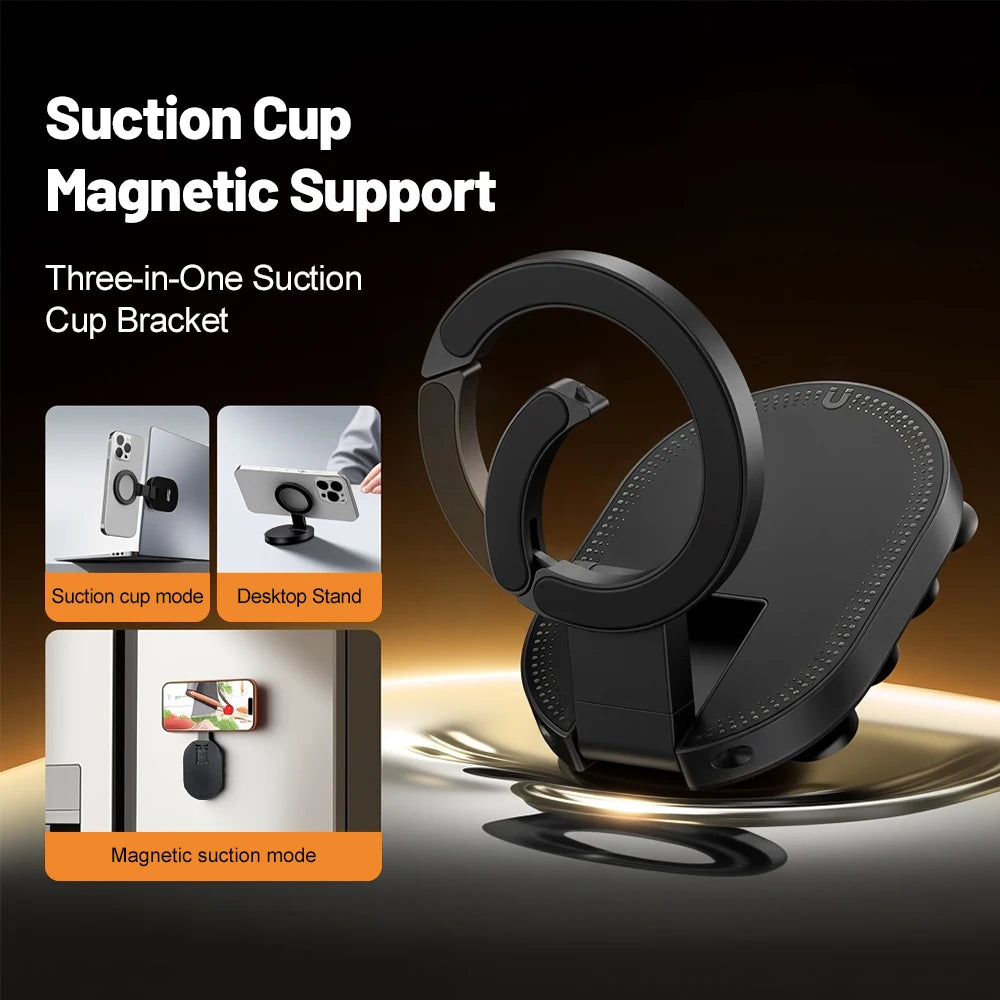 3-in-1 Magnetic Phone Stand – Foldable MagSafe Wall Mount