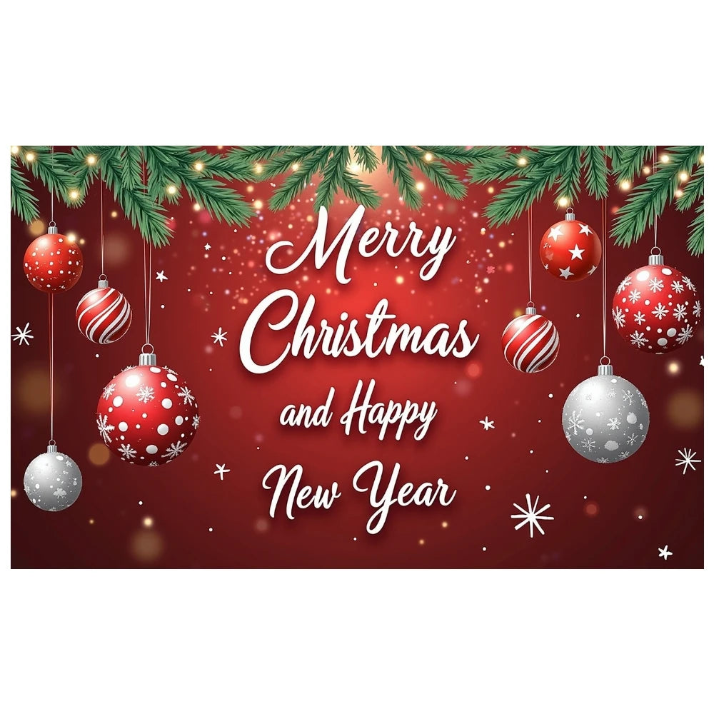 Holiday Banner Decoration – Christmas & New Year Hanging Decor