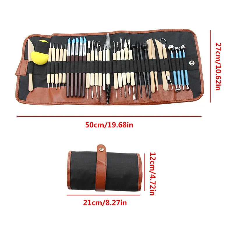 Pottery Clay Sculpting Tools Set – Ceramic Carving Kit