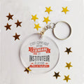 French Thank You Teacher Acrylic Keychain – Teacher's Day Gift