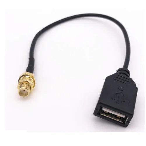 BNC/SMA to USB Female RG174 50 Ohm Low Loss Extension Cable
